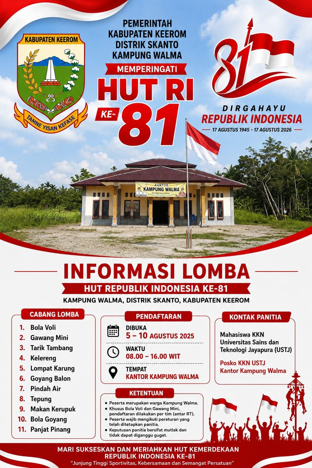 Kampung Walma Rayakan HUT RI ke-81 Tahun 2026